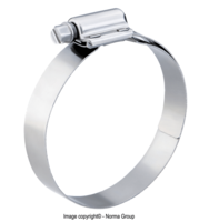 Pack of 10 Worm-Drive Breeze Liner Stainless Steel Hose Clamp 1/2 Bandwidth 13/16 to 1-3/4 Diameter Range SAE Size 20 