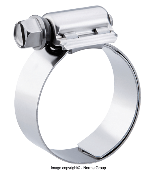 Worm-Drive 4-5/8 to 5-1/2 Diameter Range Breeze Liner Stainless Steel Hose Clamp Pack of 10 SAE Size 80 1/2 Band Width 